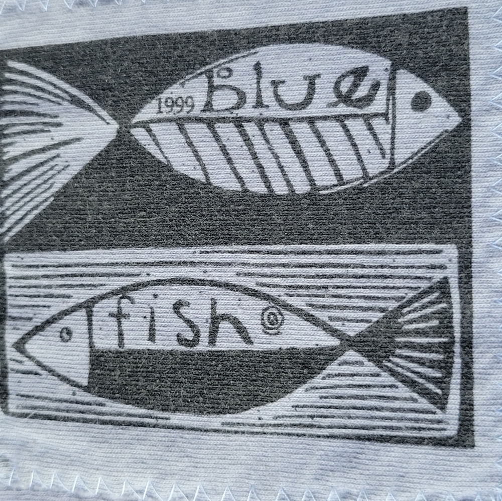 Vintage Blue Fish 1999 Pale Blue Skirt Blue Fish Size 1
